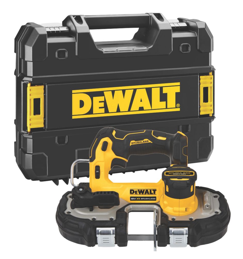 DeWalt DCS377NT-XJ
 46mm 18V Li-Ion XR Brushless Cordless Bandsaw - Bare