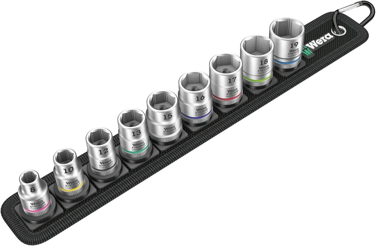 Wera Belt B 4 Zyklop socket set, 3/8" drive, 9pc, 05003973001