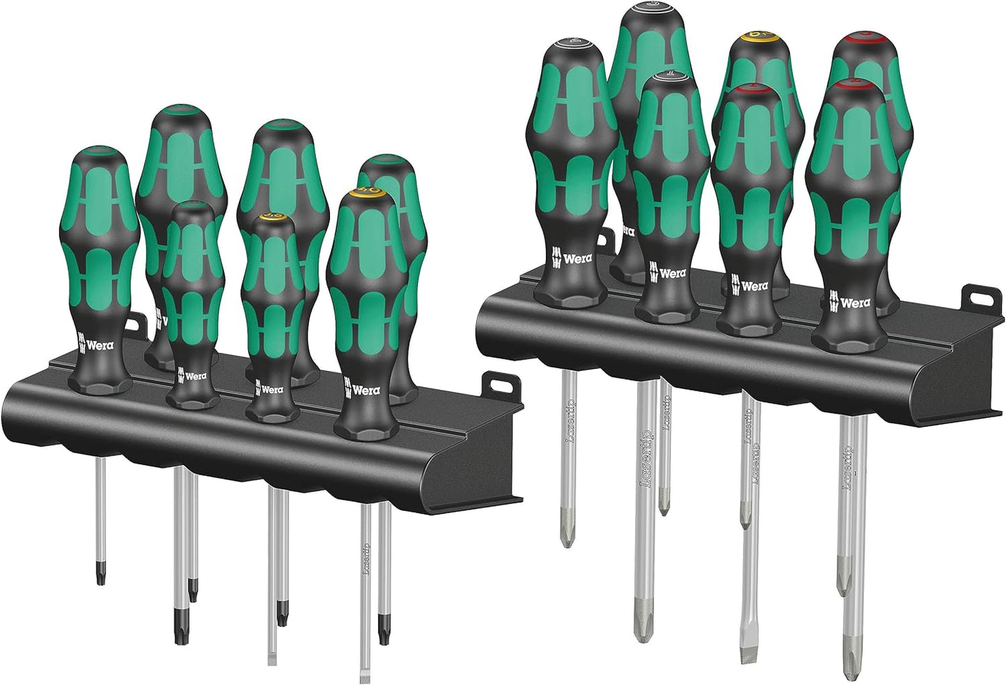 Wera 05105630001 Kraftform Big (Pack 300) Series Screwdriver Set, Green