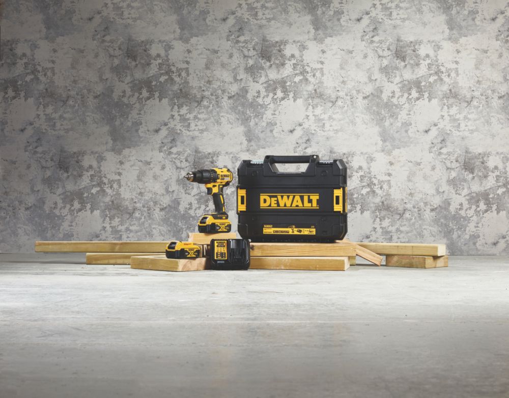 DeWalt DCD778P2T-SFGB 18V 2 x 5.0Ah Li-Ion XR Brushless Cordless Combi Drill